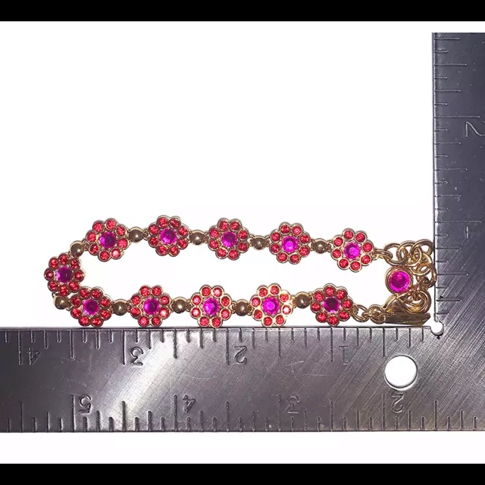 NWOT Kate Spade Gold and Red Bracelet - Picture 7 of 8